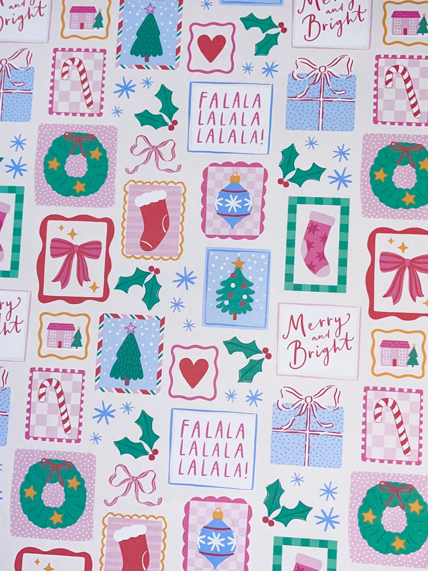 Fa La La Festive Gift Wrap