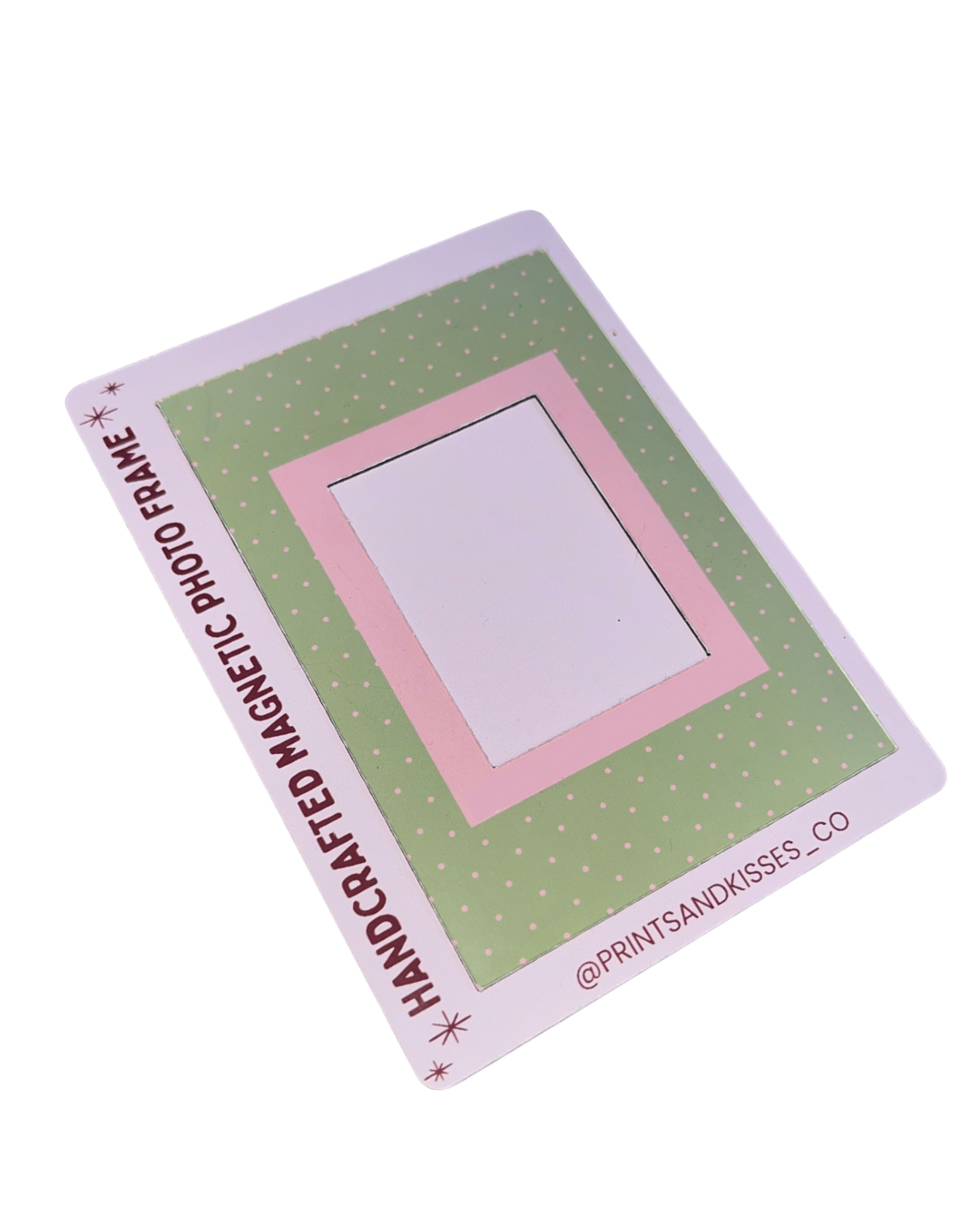 Magnetic Instax Mini Frame: Strawberry Matcha