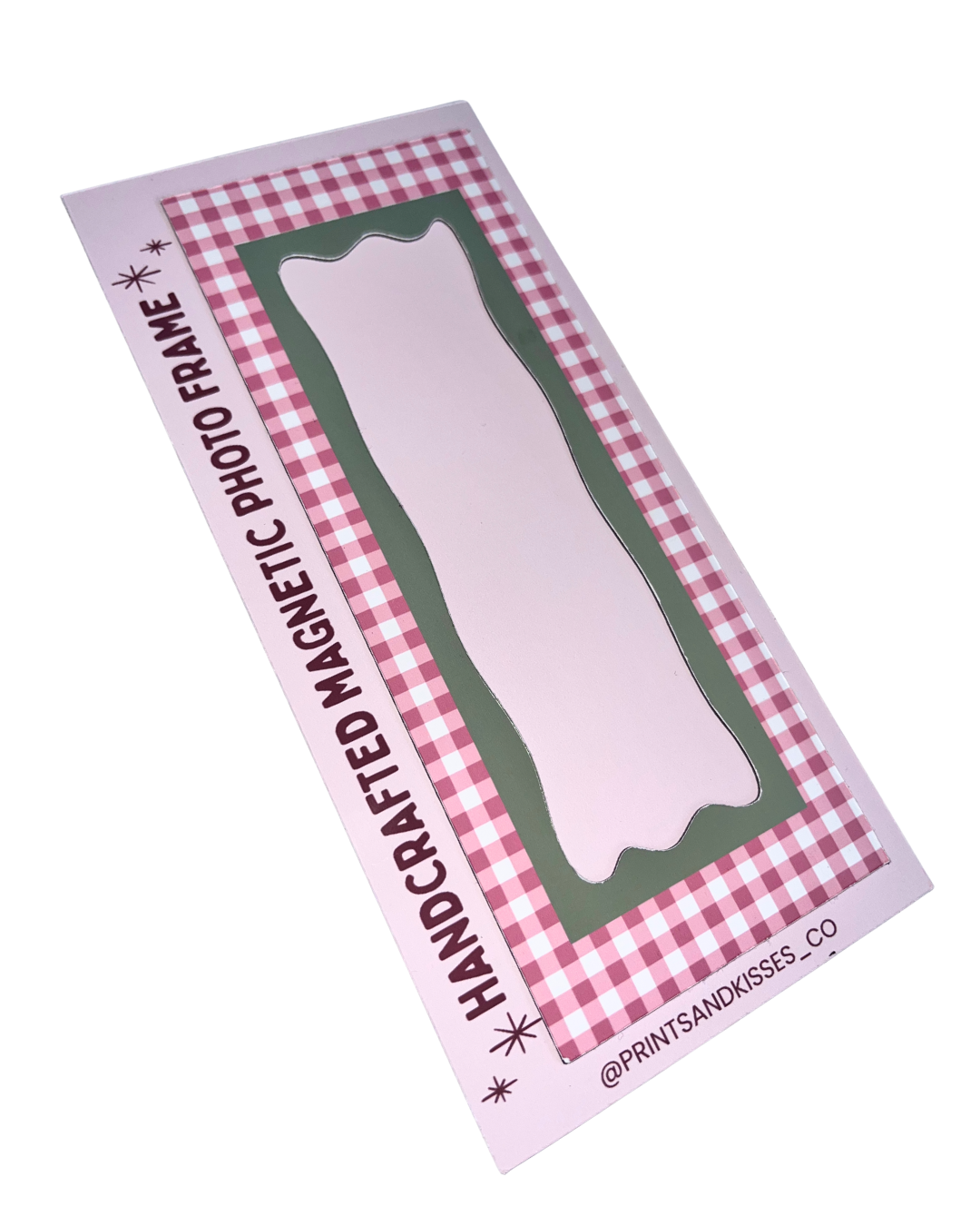 Magnetic Digital Photo Booth Frame : Strawberry Picnic