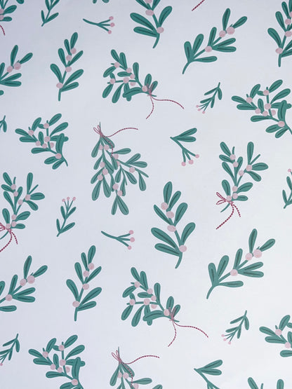 Mistletoe Morning Festive Gift Wrap