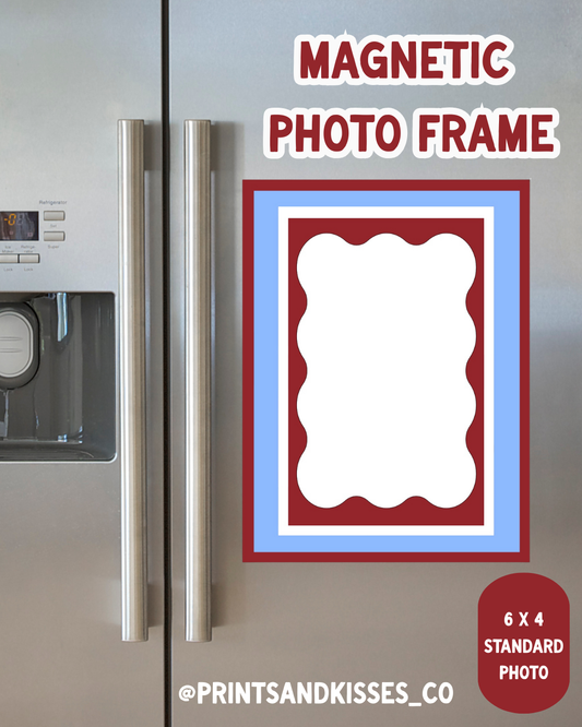 Magnetic 6 x 4 Photo Frame: Periwinkle