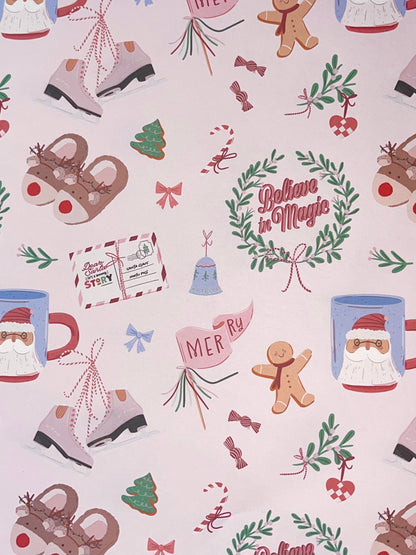 Yuletide Magic Festive Gift Wrap
