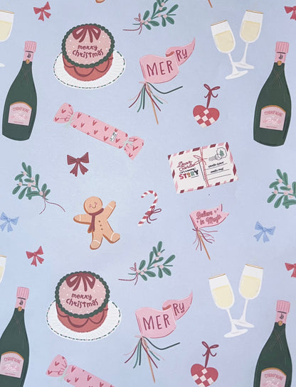 Merry & Bright Festive Gift Wrap Set