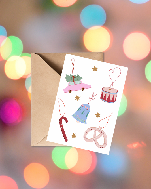 Christmas Ornament Card
