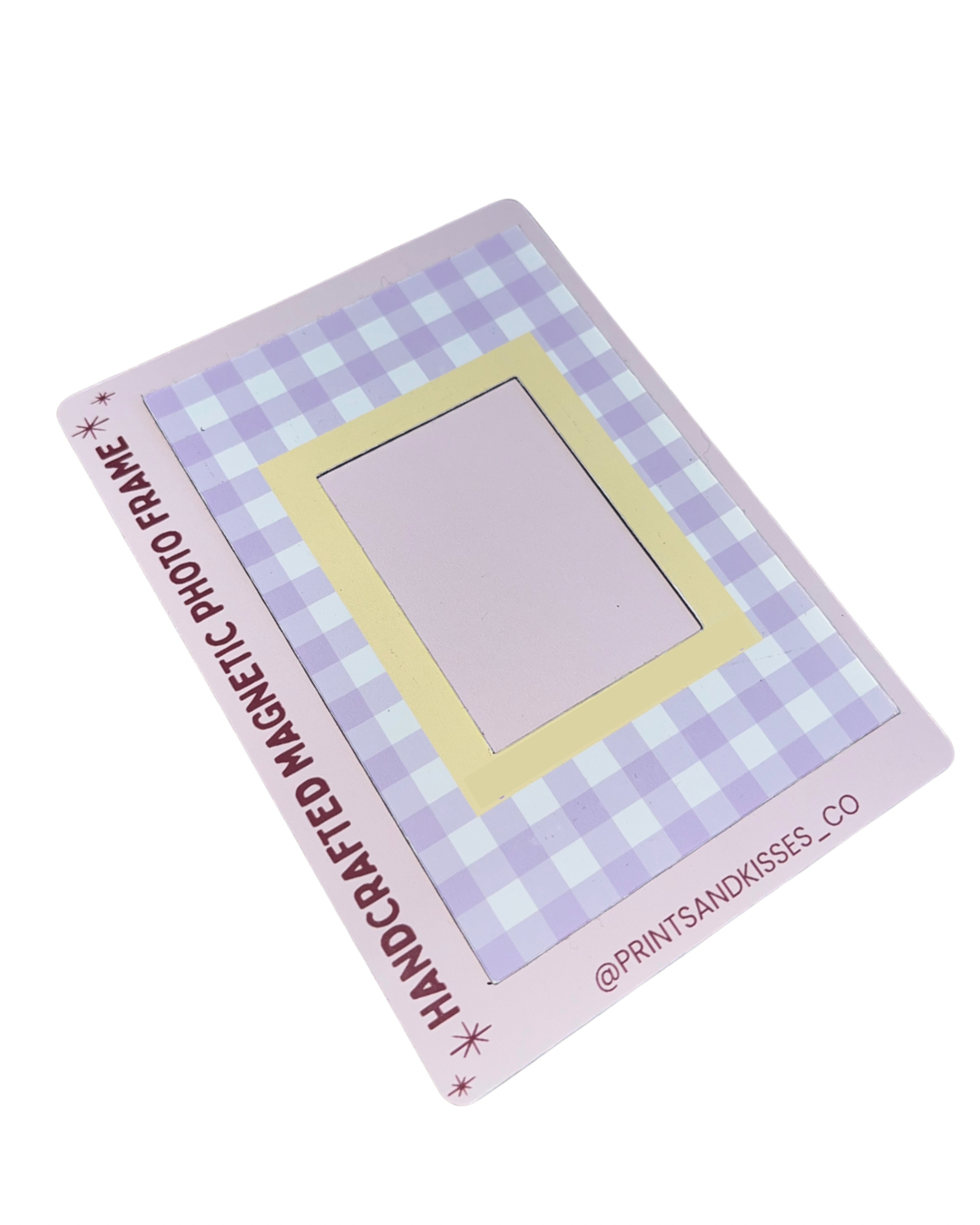 Magnetic Instax Mini Frame: Lavender Lemon