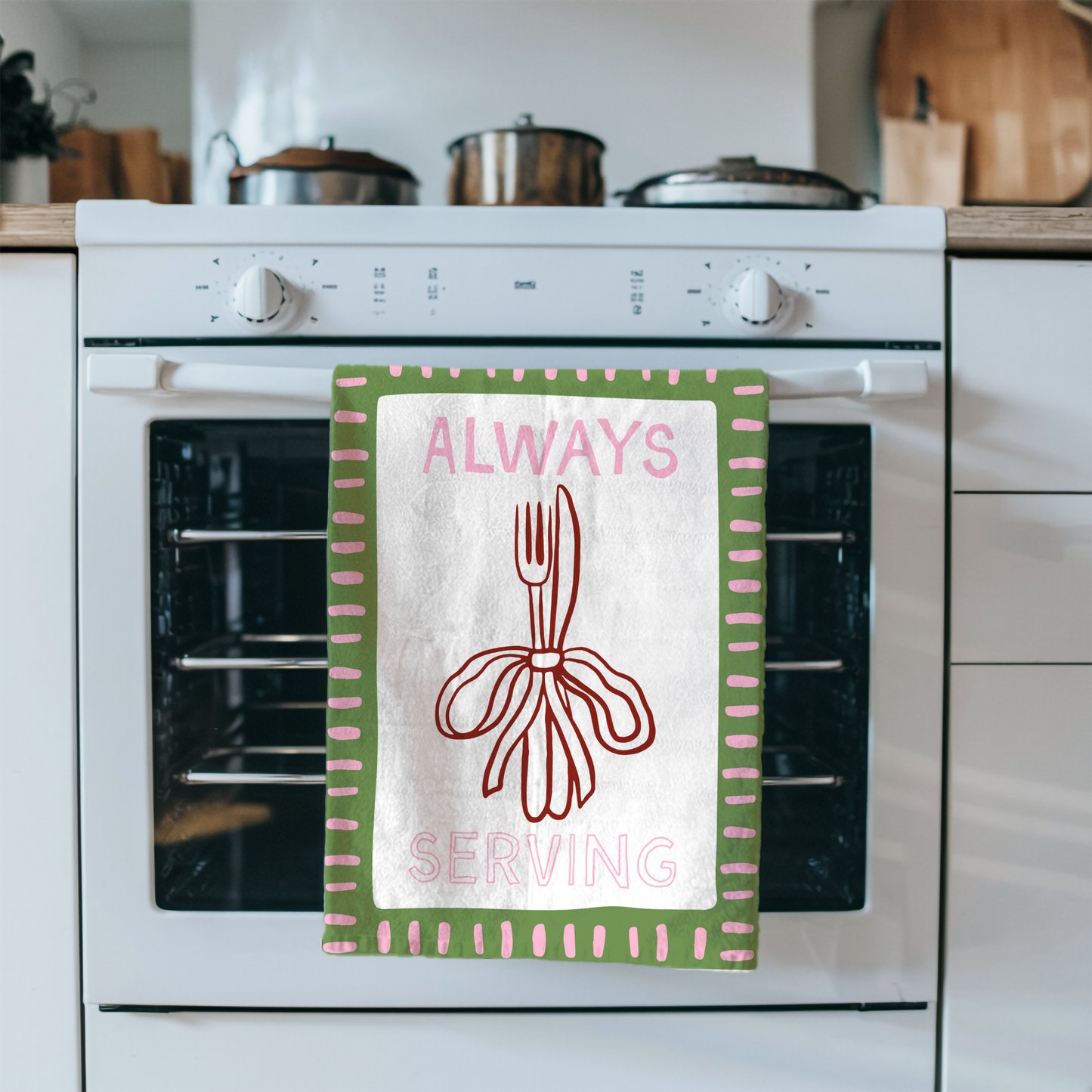 Always Serving Tea Towel
