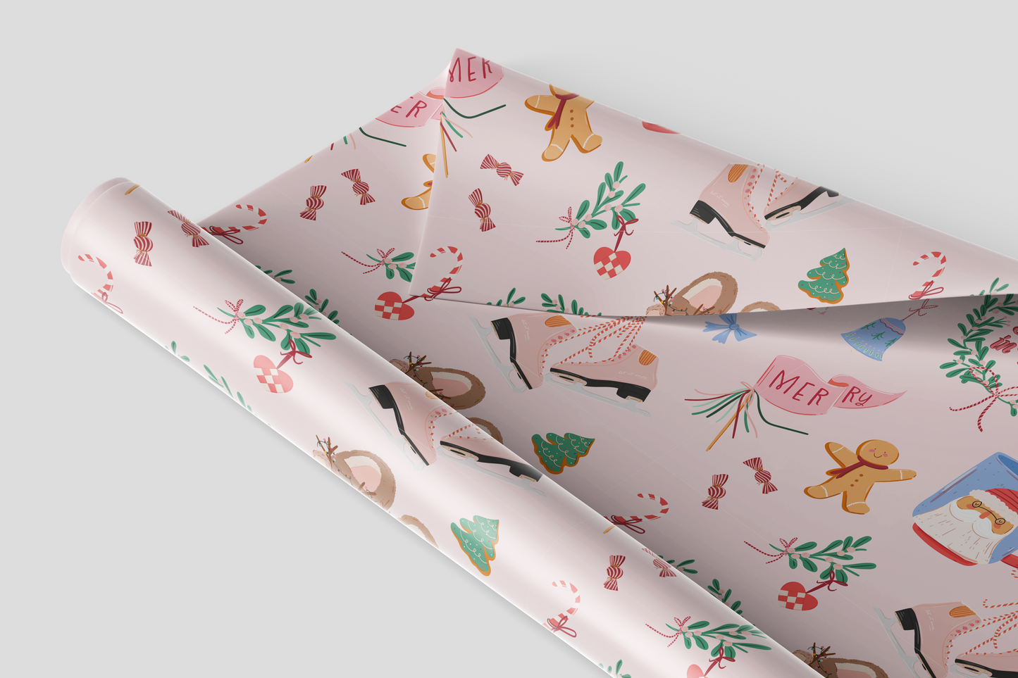 Yuletide Magic Festive Gift Wrap