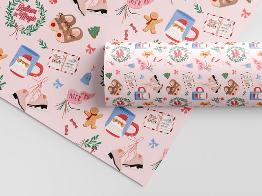 Yuletide Magic Festive Gift Wrap