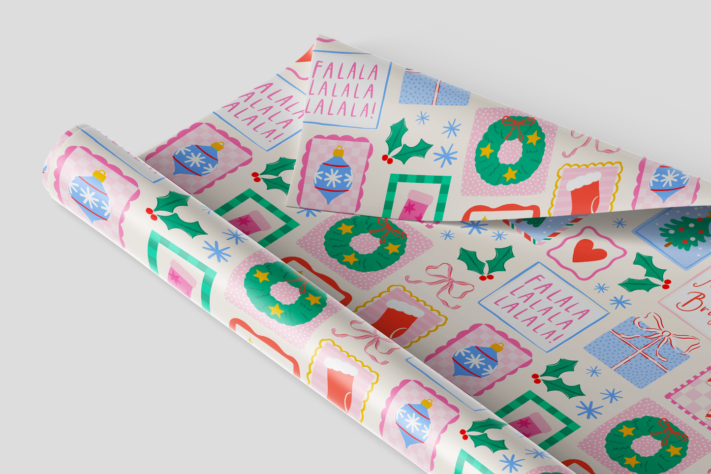 Fa La La Festive Gift Wrap