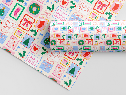 Fa La La Festive Gift Wrap