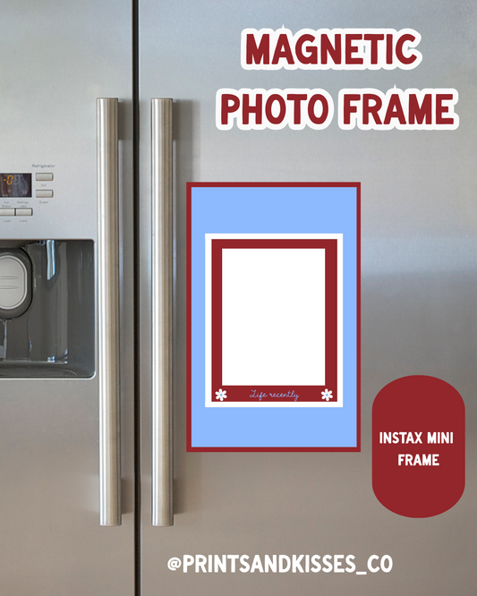 Magnetic Instax Mini Frame: Life recently