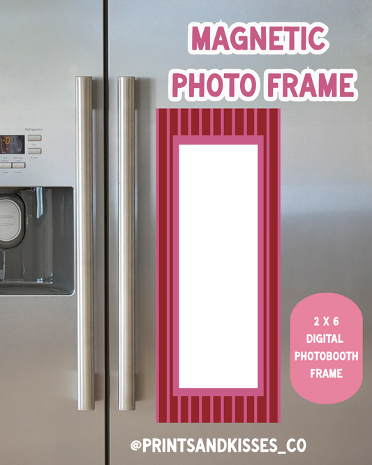 Magnetic Digital Photo Booth Frame: Love is All Around