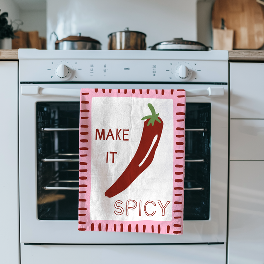 Make It Spicy Tea Towel
