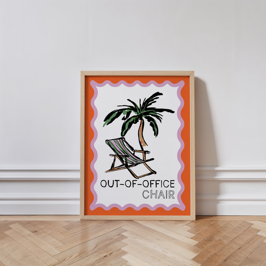 Out Of Office Chair Print