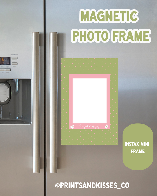 Magnetic Instax Mini Frame: Snapshot of Joy