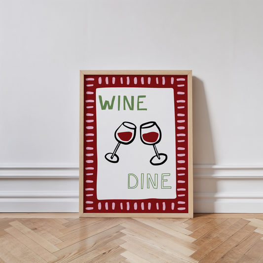 Wine & Dine Print